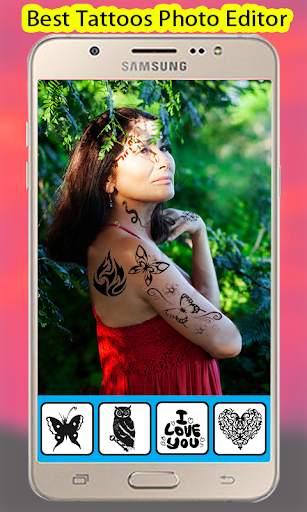 Tattoo On your Photo, Tattoo Design Editor screenshot 1