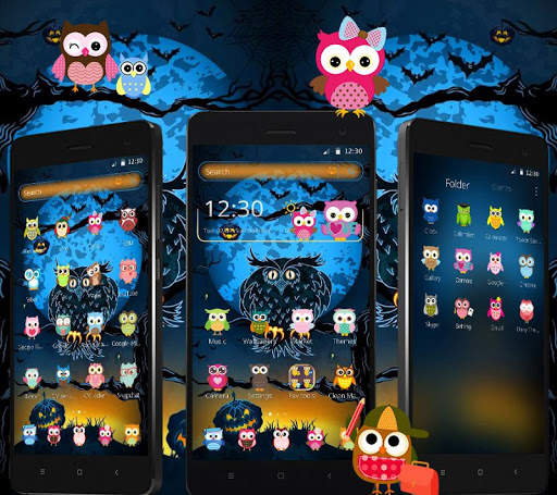 Halloween Night Owl Theme screenshot 2