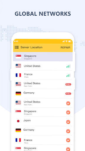 Super VPN screenshot 3