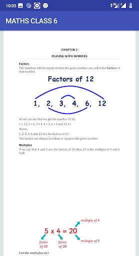Mathematics Class 6 Notes CBSE,ICSE NCERT Syllabus screenshot 3
