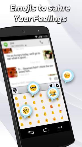 White Keyboard 2018: White Themed Emoji's Keypad screenshot 7