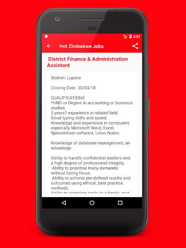 Hot Zimbabwe Jobs screenshot 3