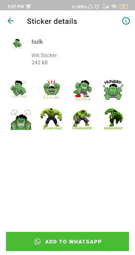 Superhero WA Sticker Apps screenshot 2