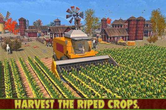 Farmer Tractor Sim 2016 screenshot 4