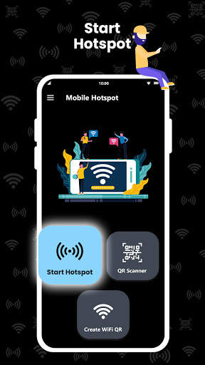 Smart Hotspot - Mobile Hotspot and WiFi QR Creator screenshot 1