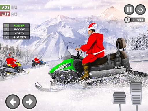Santa Atv Snow Bike Racing 2021 : Quad Bike Race screenshot 11
