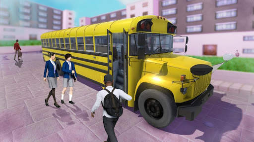 High School Bus Driving Game Bus Simulator 2020 screenshot 5