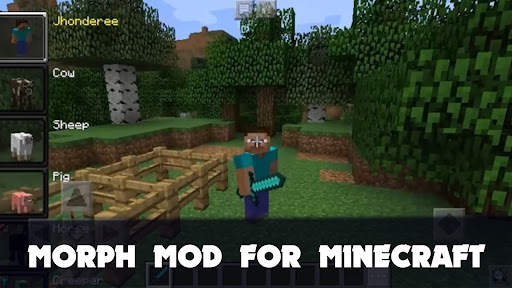 Morph Mod in Minecraft screenshot 1