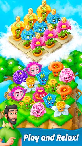 Blooming Flowers Merge Game screenshot 2