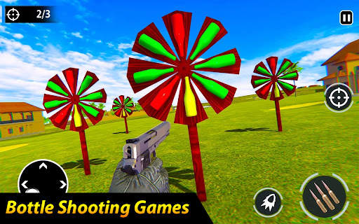 Real Bottle Shooting Gun Games screenshot 5
