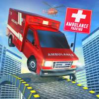 Ambulance toit saut d'obstacles: Impossible Stunts icon