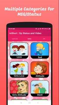 inShort : Dp Status and Video screenshot 8