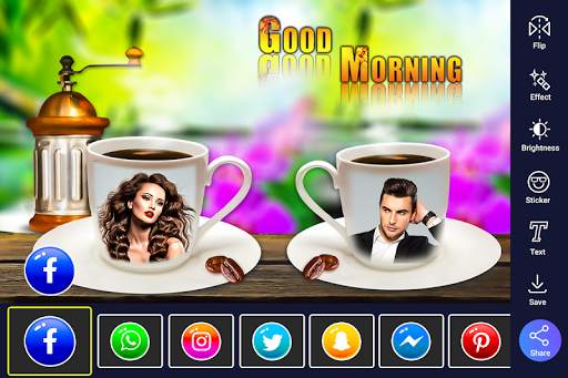 Coffee Cup Dual Photo Frame screenshot 6