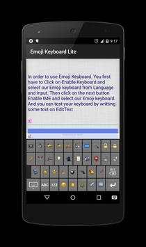 Emoji Keyboard Lite screenshot 4