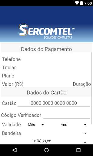 Recarga Pré-Pago Sercomtel screenshot 8
