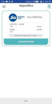 My Jio Offers screenshot 1