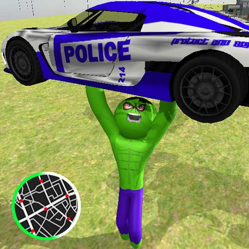 Incredible Green Monster Stickman Rope Hero 1.0