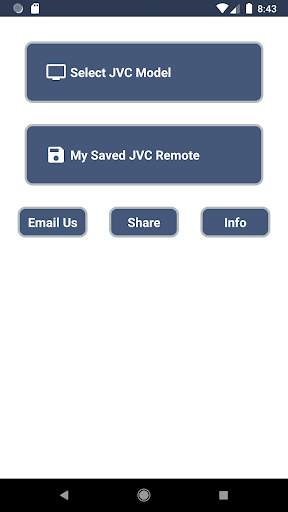 JVC TV Remote screenshot 1