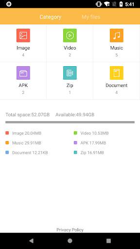 MyFiles screenshot 1