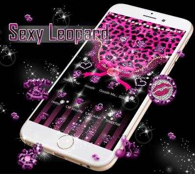Pink Leopard diamond Theme screenshot 2