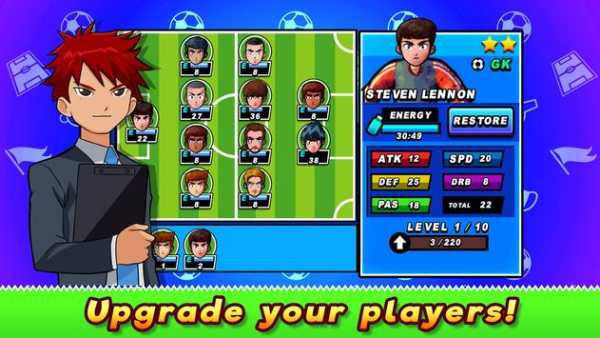 Soccer Heroes 2020 - RPG Voetbal Manager screenshot 2