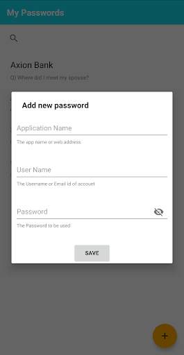 My Passwords скриншот 4