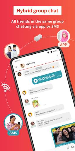 Supertext Messenger screenshot 1