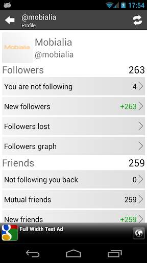 Track my Followers for Twitter screenshot 2