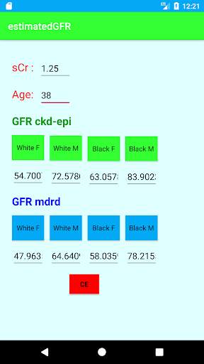 Estimated Glomerular Filtration Rate screenshot 1