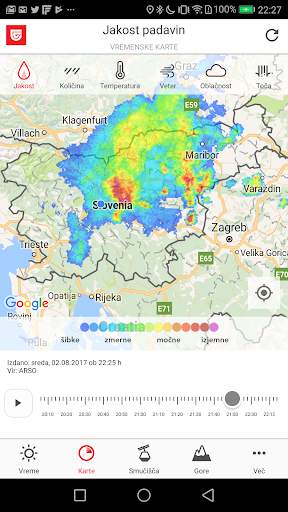 Triglav Vreme скриншот 3