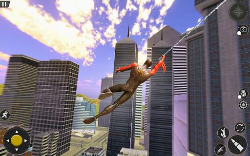 Spider Rope Hero Gangster: Crime City Simulator 3D स्क्रीनशॉट 10