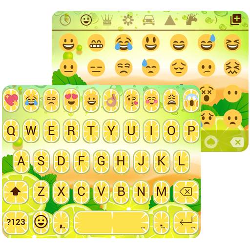 Lemon Emoji Keyboard Theme 1.0.8