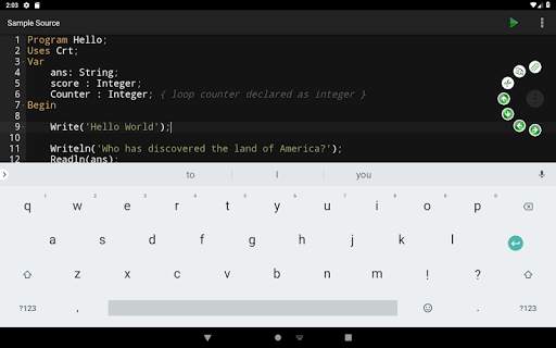 Pascal Programming Compiler скриншот 11