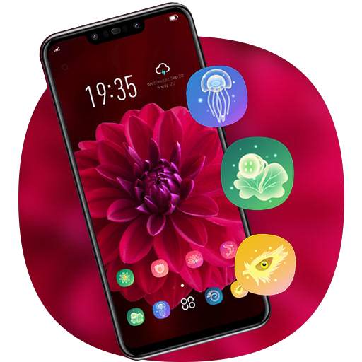 Red Flower Blossom Beautiful theme for REDMI Y2 2.0.1