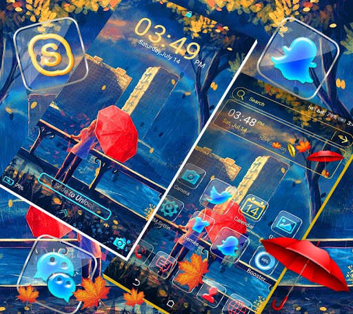 Rainy Launcher Theme screenshot 6