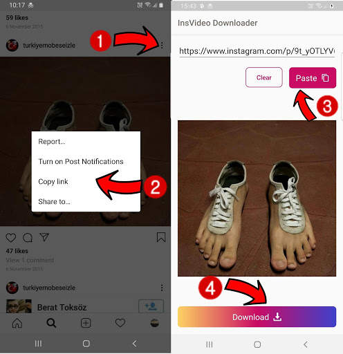InsVideo - Photo & Video Downloader for Instagram screenshot 1
