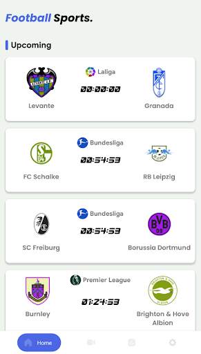 Soccer Live Streaming - Footzilla TV screenshot 1