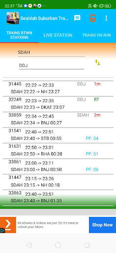 Sealdah Suburban Tracking System screenshot 1