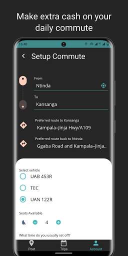 SafariShare - Commute & Travel screenshot 8
