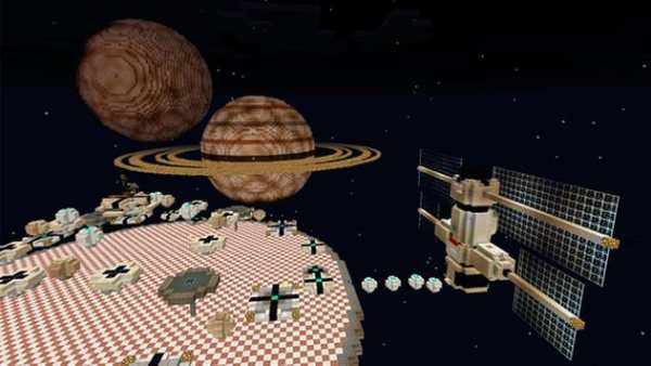 Space PvP map for Minecraft screenshot 2