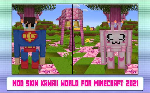 Mod Kawaii World for Minecraft screenshot 1