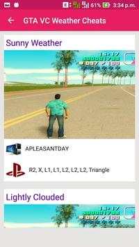 Cheats for GTA VC screenshot 5