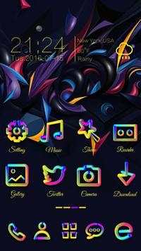 Color Run Go Launcher Theme screenshot 1