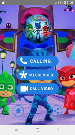Fake Call Pj Heroes Masks - Funny Prank screenshot 1