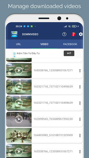 DownVideo: Video Downloader for Facebook screenshot 4