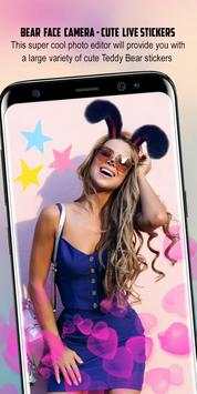 Bear Face Camera – Cute Live Stickers & Filter screenshot 3