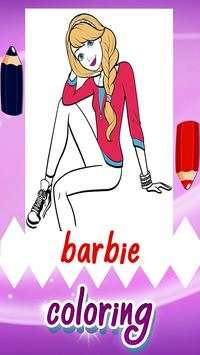 Coloring Game for Barbie screenshot 2