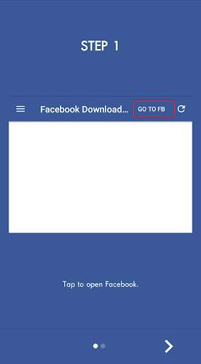 Video Downloader For Facebook : FB Video Download screenshot 1