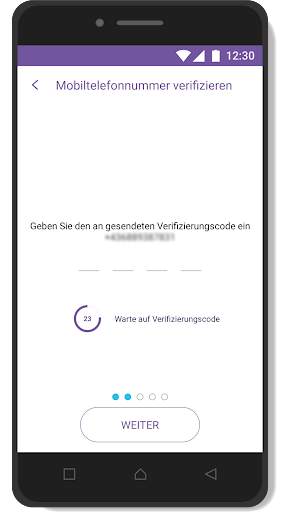 Vectone SIM-Registrierung screenshot 3