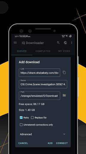 IQ Download Manager & Amazing Video Player screenshot 1